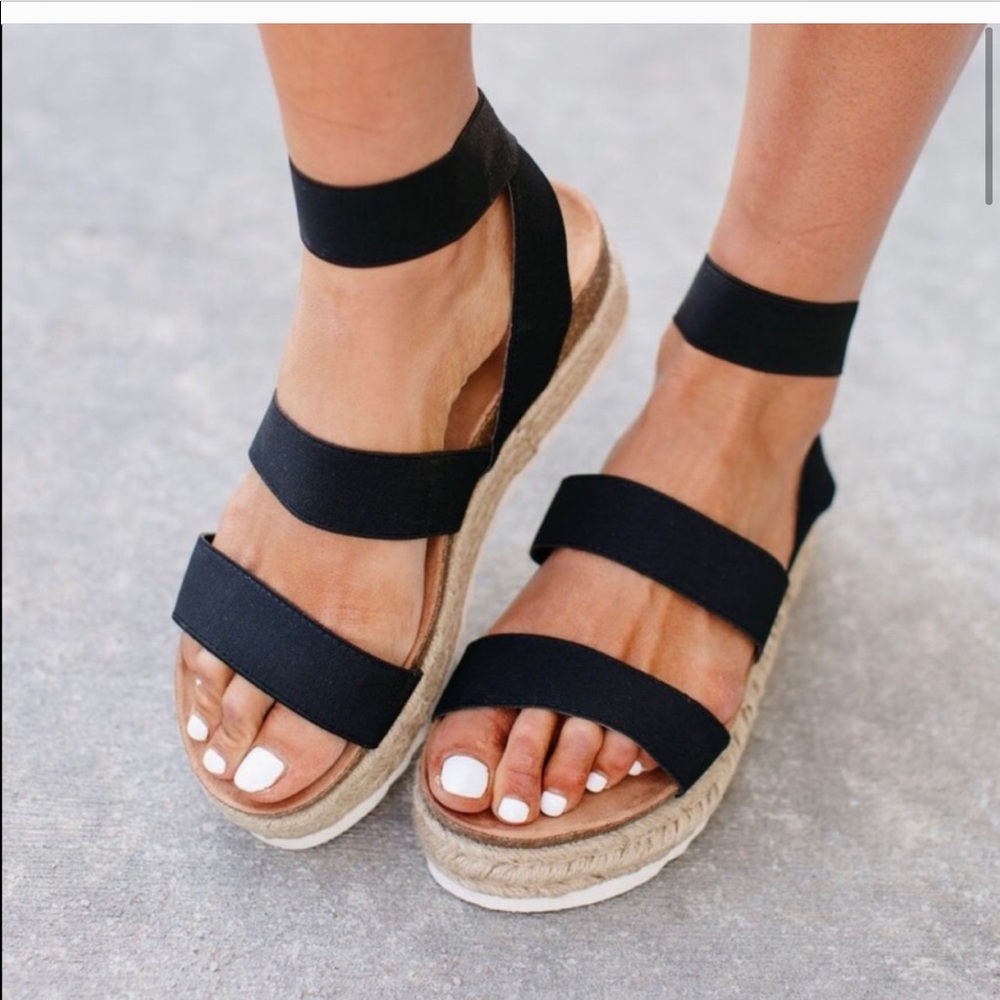 “Ashley” espadrille strappy sandal